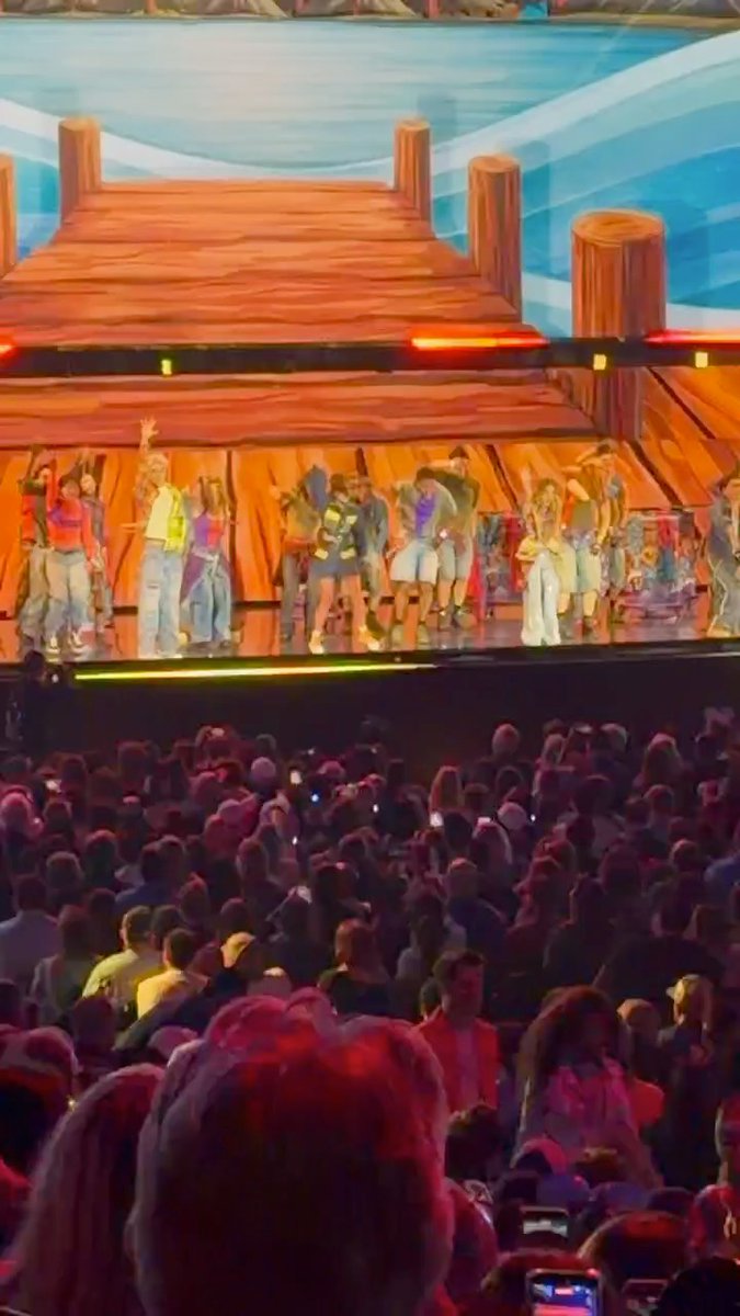 The #CampRock3 cast takes the #D23 stage to perform 'We Rock.'