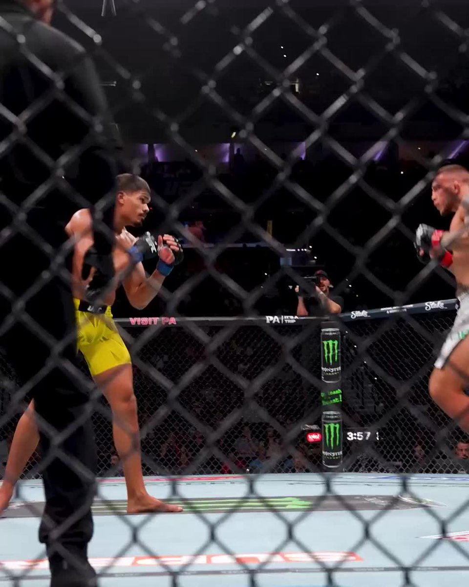 THIS KID IS FOR REAL 😳 Lucas Fernando just showed out in his UFC debut! [ #UFC330 is LIVE NOW on @ParamountPlus ]