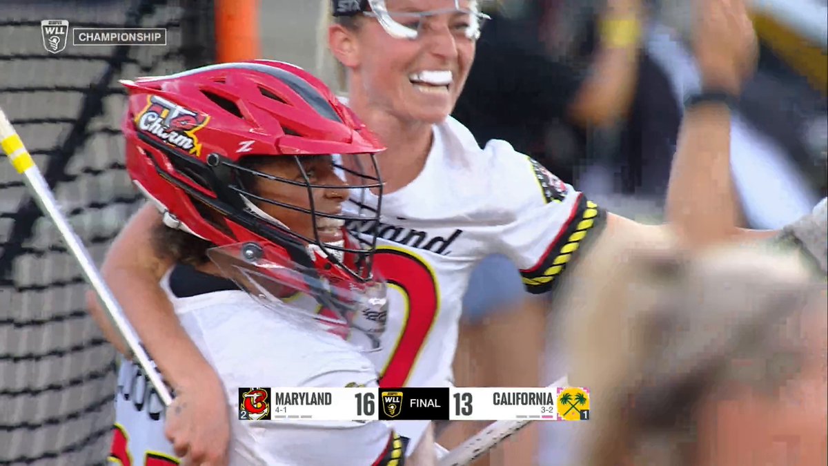 THE FIRST-EVER WLL CHAMPIONS 🙌 A moment etched in WLL history for the Maryland Charm 🔥