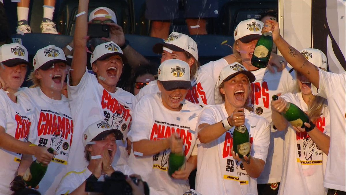 The only thing better than winning the WLL Championship? 👀 Being the first team to do it 😤 Maryland Charm