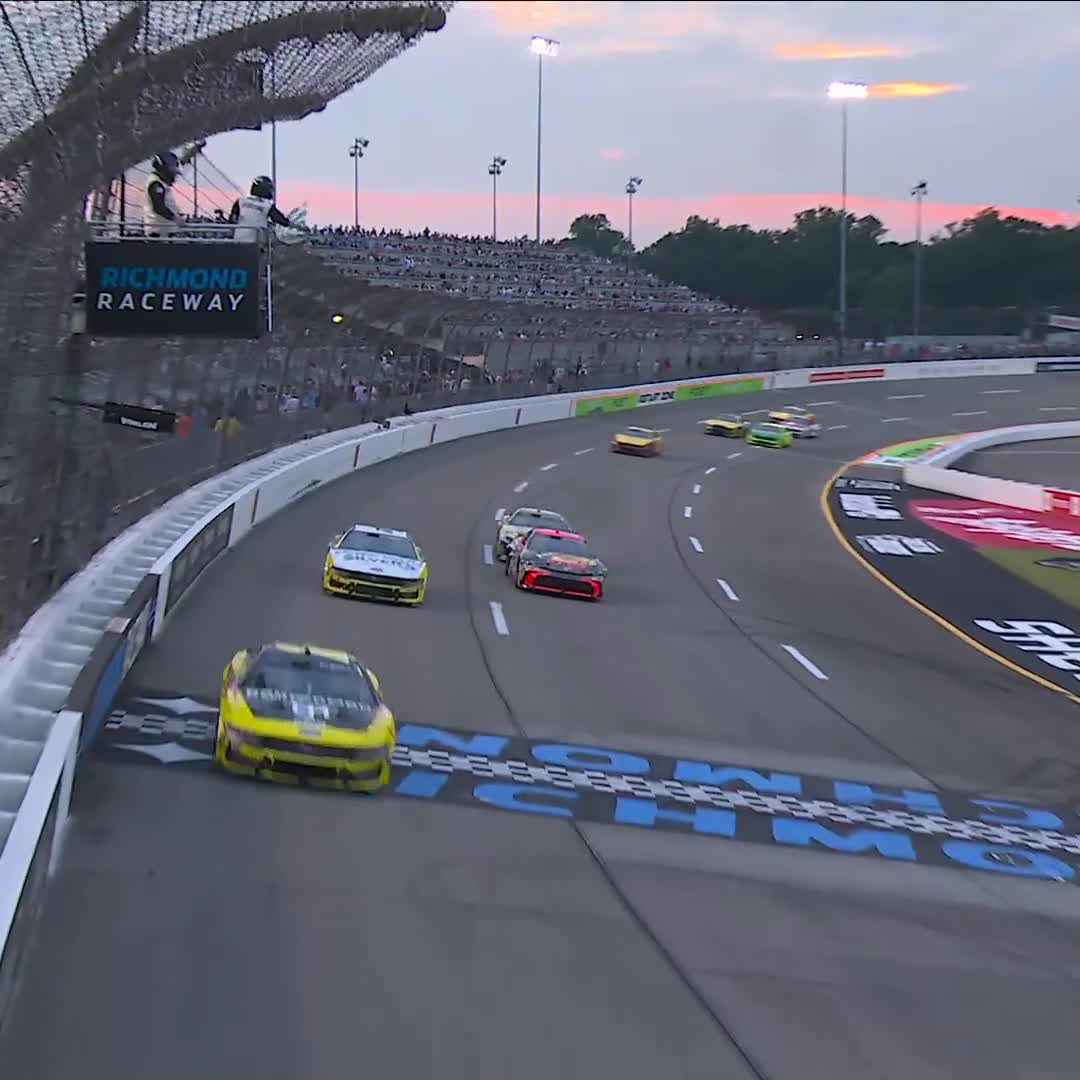 Nearly a picture-perfect start for Ryan Blaney, as he takes Stage 1! Presented by BODYARMOR.