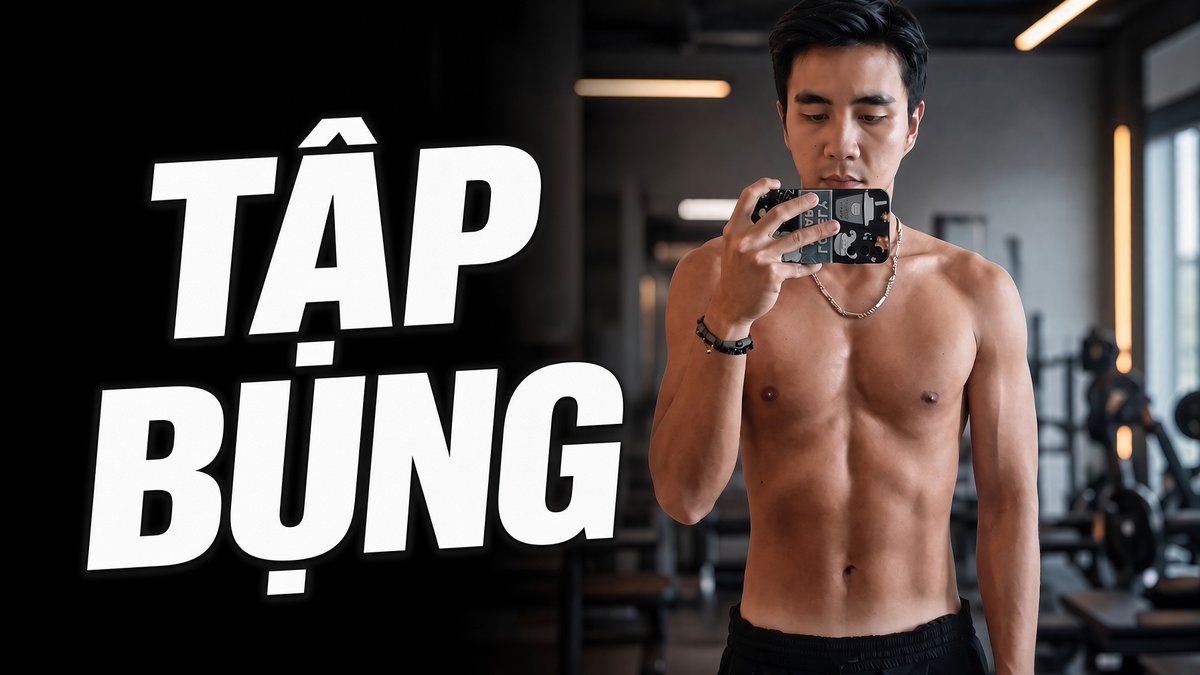 Muốn lộ múi bụng thì đừng chỉ giảm mỡ. Phải tập bụng nặng và đều đặn như các nhóm cơ khác. Mấy bữa nai mọi người tập bụng chưa nè?