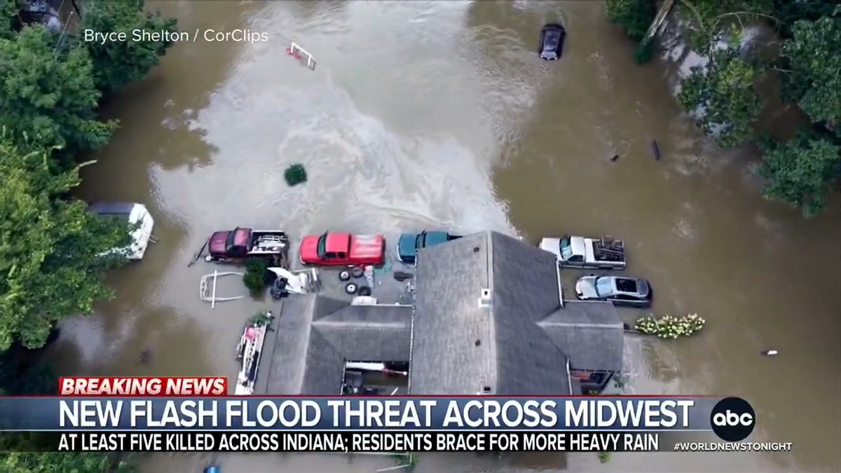 Over a hundred and fifty thousand customers are without power as storms inundate an already embattled Midwest. Leslie Lopez has the details.