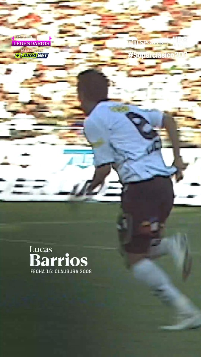 🤩⚽🏁 LUCAS, LUCAS, LUCAS... El #Superclásico200 está a la vuelta de la esquina. En la Fecha 15 del Clausura 2008, Lucas Barrios nos regaló este golazo para el triunfo por 2-0 de #ColoColo ante #LaU. No te pierdas esta nueva edición del gran clásico de nuestro fútbol, este 23 de agosto, por TNT Sports Premium y #TNTSportsenHBOMax. Por solo $8.990/mes en los primeros 6 meses*, tienes lo mejor de TNT Sports en HBO Max. #PromoTNTSports Haz tu jugada legendaria en #JugaBet
