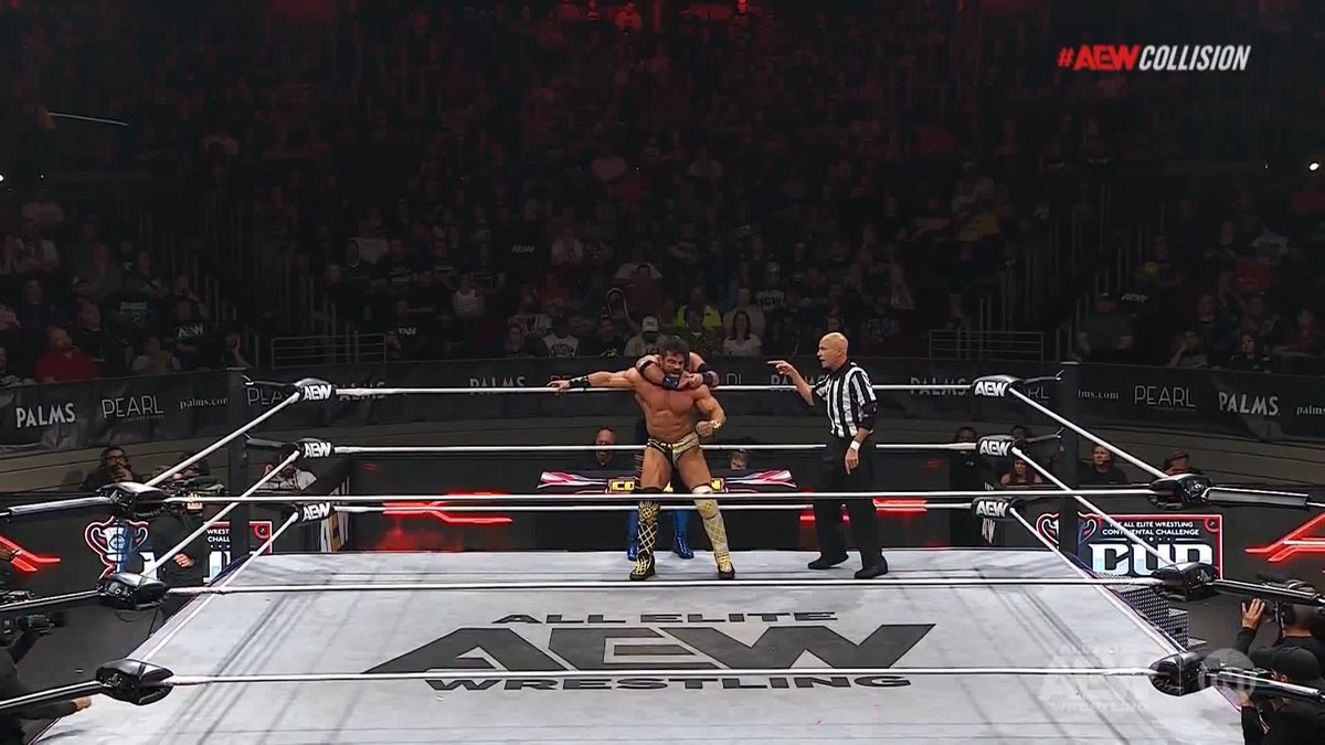 The Alchemist of the Ring Rey Hechicero tried to use the ropes to his advantage, but Brian Cage turned it around! Watch #AEWCollision on TNT &amp; HBO Max