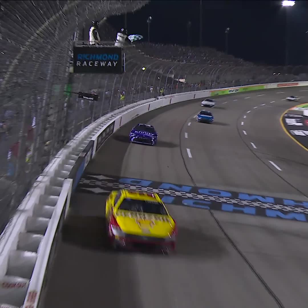 It might just be Joey Logano's night. Stage 2 goes to the No. 22.