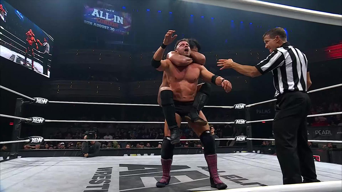 WHAT A MATCH! Nigel Mcguinness advances to the next round of the Continental Challenge Cup! Watch #AEWCollision on TNT & HBO Max