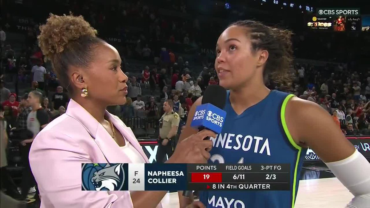 "She's so quick, she can get by anyone..." Napheesa Collier speaks very highly of her teammate Olivia Miles 👏 Minnesota Lynx