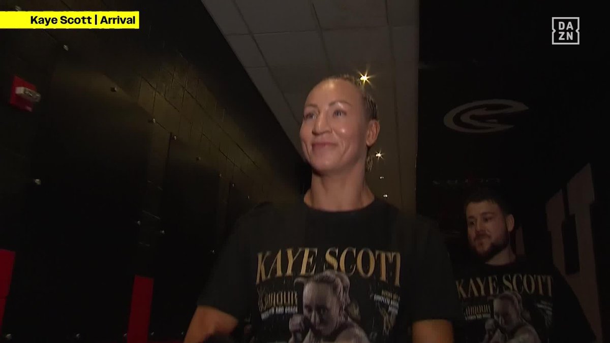 The Champ is here! Kaye Scott looking to keep those belts! #ShieldsScott | LIVE NOW | Watch only on DAZN ◾