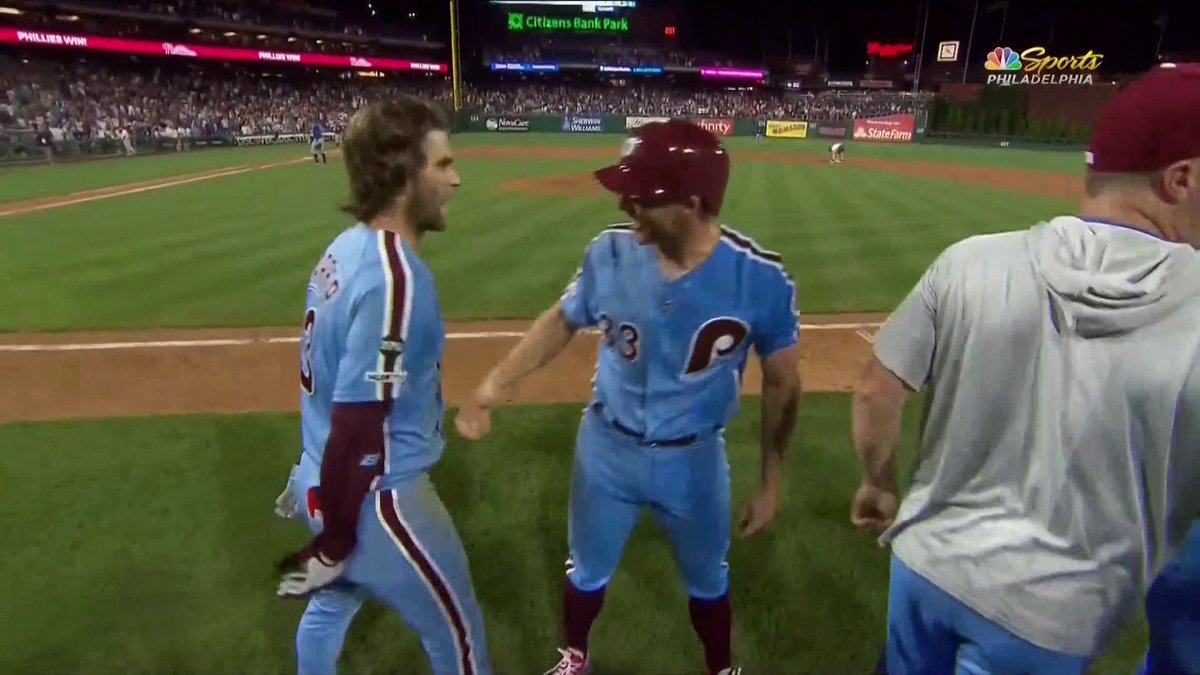 August 15, 2019: Bryce Harper sends it to the second deck with a walk-off grand slam