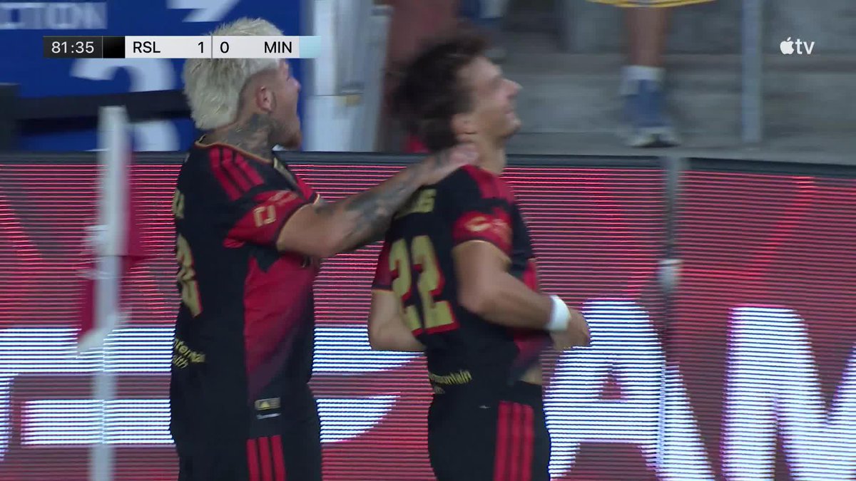 That's now the fourth goal in five games across all competitions for Sergi Solans to put Real Salt Lake in the lead! 🤩