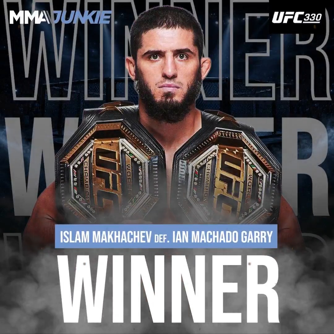 #UFC330 results: Islam Makhachev def. Ian Machado Garry via unanimous decision (49-46, 49-46, 48-47) – to defend welterweight title Full coverage ➡️