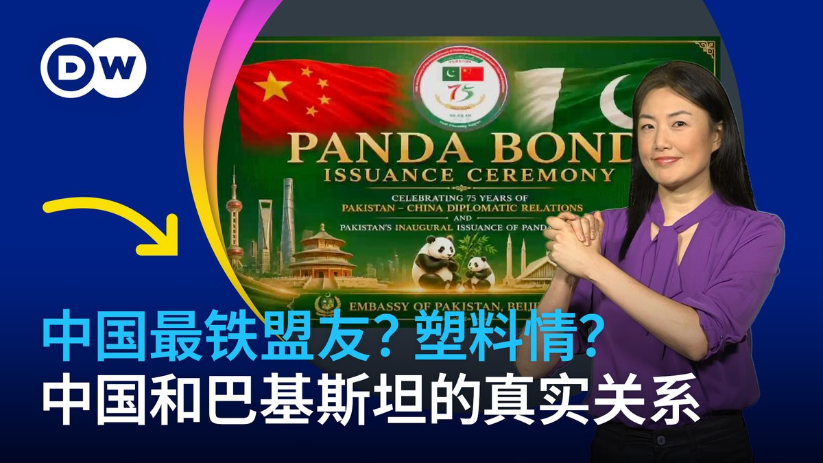 中国最铁盟友？塑料情？ 中国和巴基斯坦的真实关系 “比喜马拉雅山高、比阿拉伯海深、比蜂蜜还甜”，这句在巴基斯坦民间广为流传的话，常被用来形容中巴关系。中巴合作不断扩大，但问题也随之而来：这些雄心勃勃的合作，究竟能为巴基斯坦和中国带来什么？现实中的中巴关系，究竟有多“铁”？#dwbusiness
