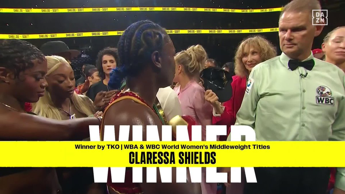 WBA & WBC World Women's Middleweight Champion! #ShieldsScott