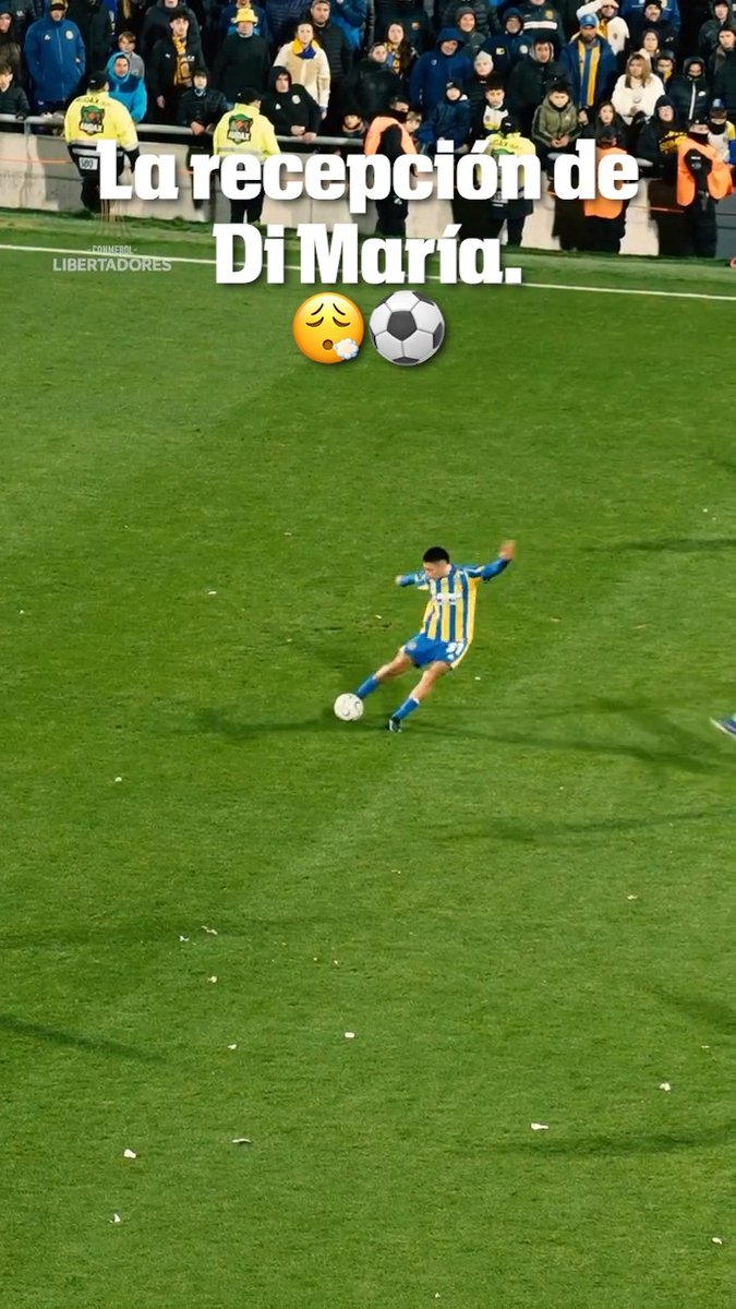 La recepción que se mandó Di María.😮💨🤌⚽️ (Vía @libertadores/ig)