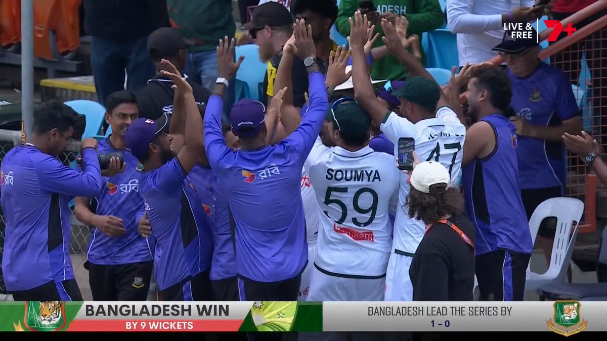 HISTORIC - BANGLADESH DEFEATED AUSTRALIA IN AUSTRALIA FOR THE FIRST TIME IN HISTORY. - No big celebration after winning the match, Cold 🥶