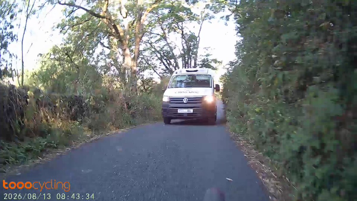 'Cyclists never pull over to let vehicles pass' - usually given as a justification for dangerous driving. Yes, we do. A little close but slow and careful. A wave and a blink of the hazards and on we go with smiles on our faces.