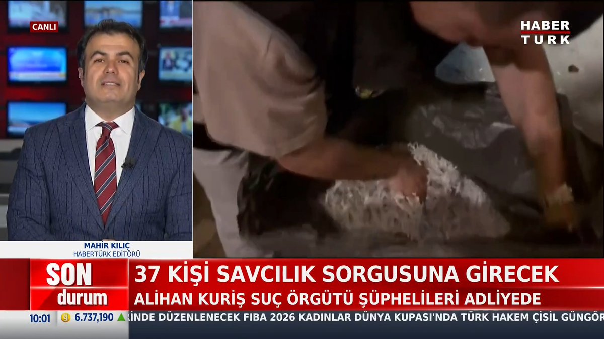 #SONDURUM - Alihan Kuriş suç örgütü soruşturması Örgüt elebaşı ve diğer şüpheliler adliyeye sevk edildi.