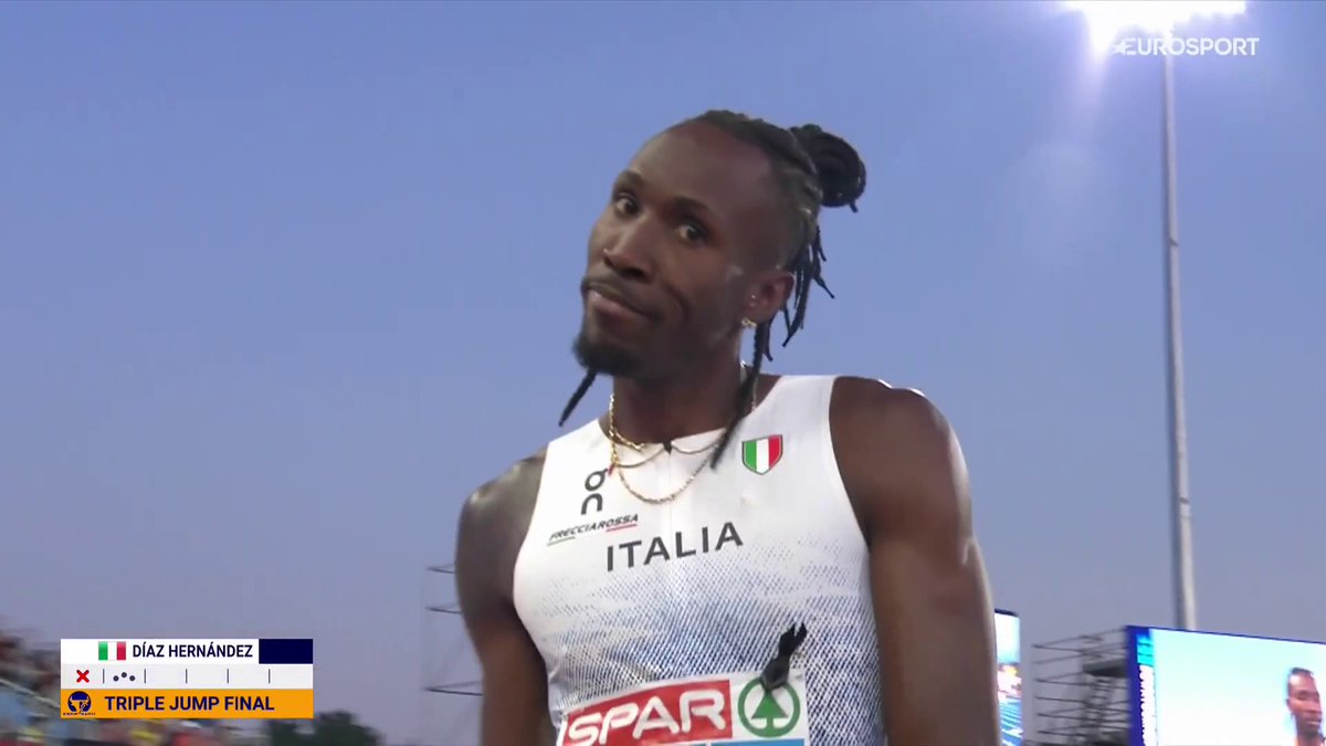 DIAZ STELLAREEEEE 🚀🇮🇹 Andy Diaz oro spaziale! Salta 18.15, fa il record italiano e va a a 14 cm dal record del mondo 🥇 #Diaz #Dallavalle #Atletica #EuropeanAthletics #Birmingham2026