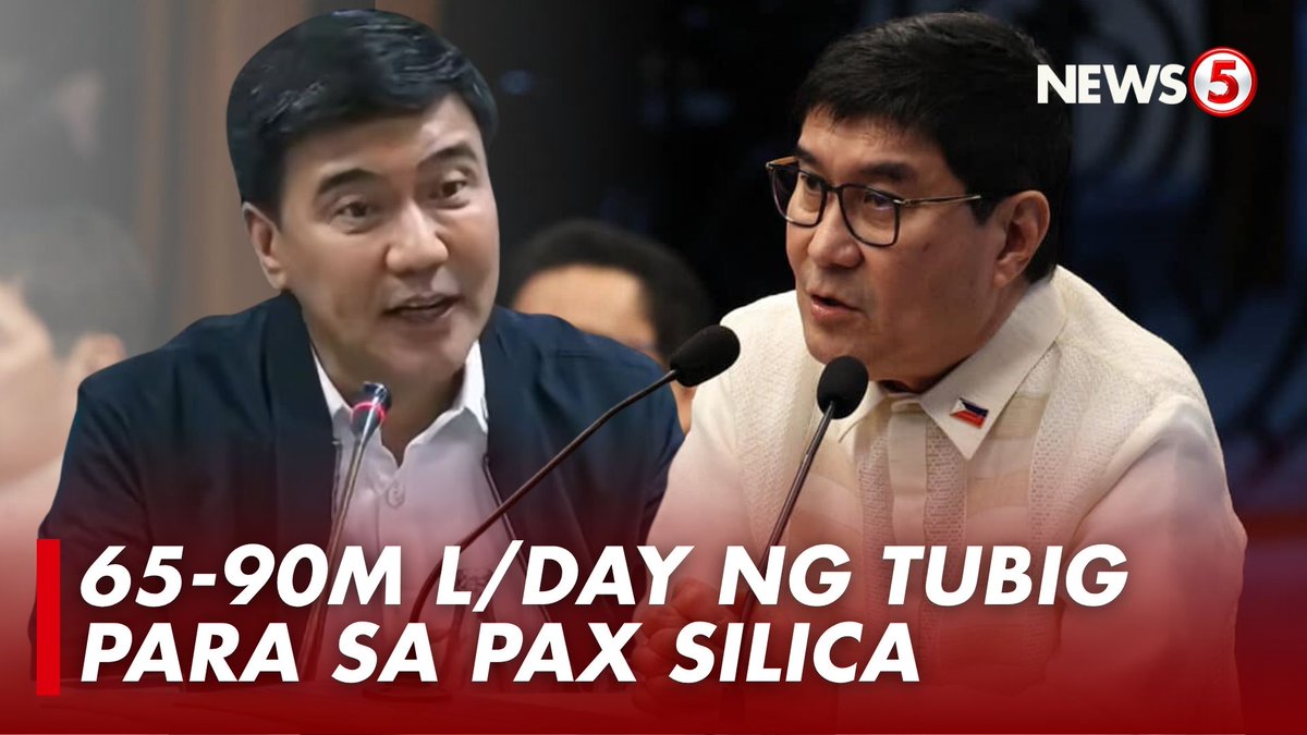 MAY WATER SHORTAGE NA, MAGPA-PAX SILICA PA? Kinuwestyon ni Sen. Raffy Tulfo si Bases Conversion and Development Authority (BCDA) President at CEO Engr. Joshua Bingcang sa pagdinig ng Senado nitong Biyernes, Aug.14, kung saan magmumula ang tubig na gagamitin sa planong Pax Silica initiative. Giit ni Tulfo, marami nang mga probinsya ang nakararanas ng hindi sapat na water supply, paano pa kung kukuha ang Pax Silica ng hanggang 65 milyong litro ng tubig kada araw?