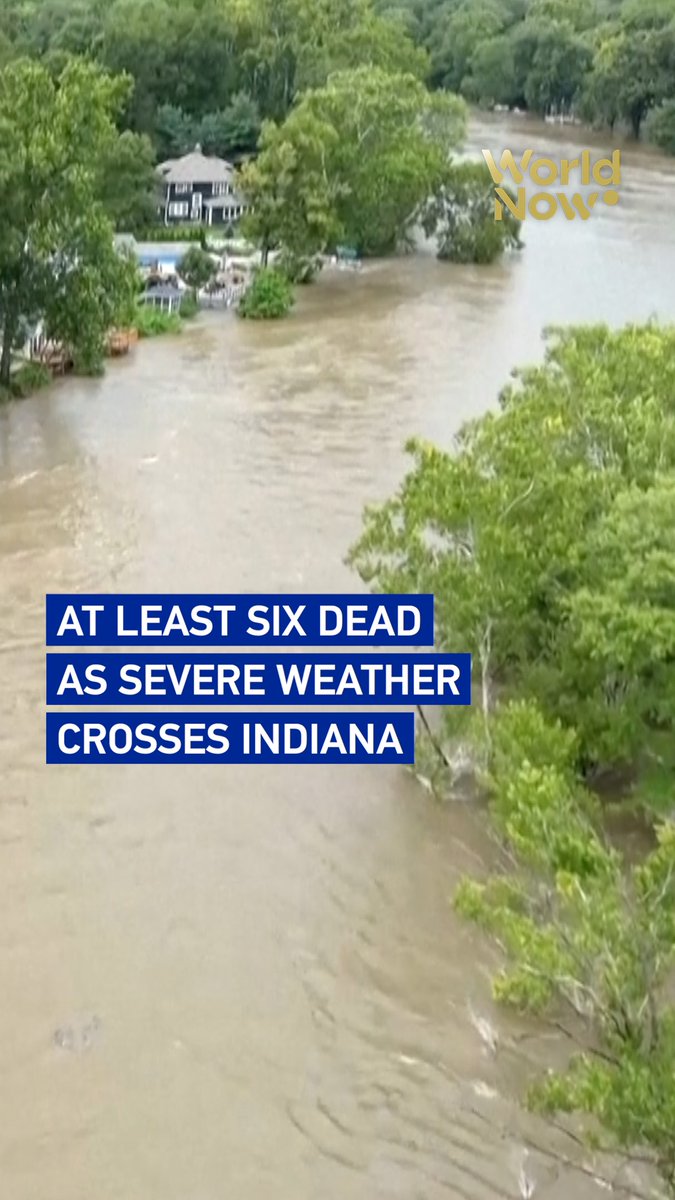Powerful storms and floods have killed at least six people in the US state of Indiana, including a 4-year-old boy, state officials said on Saturday. #WorldNow