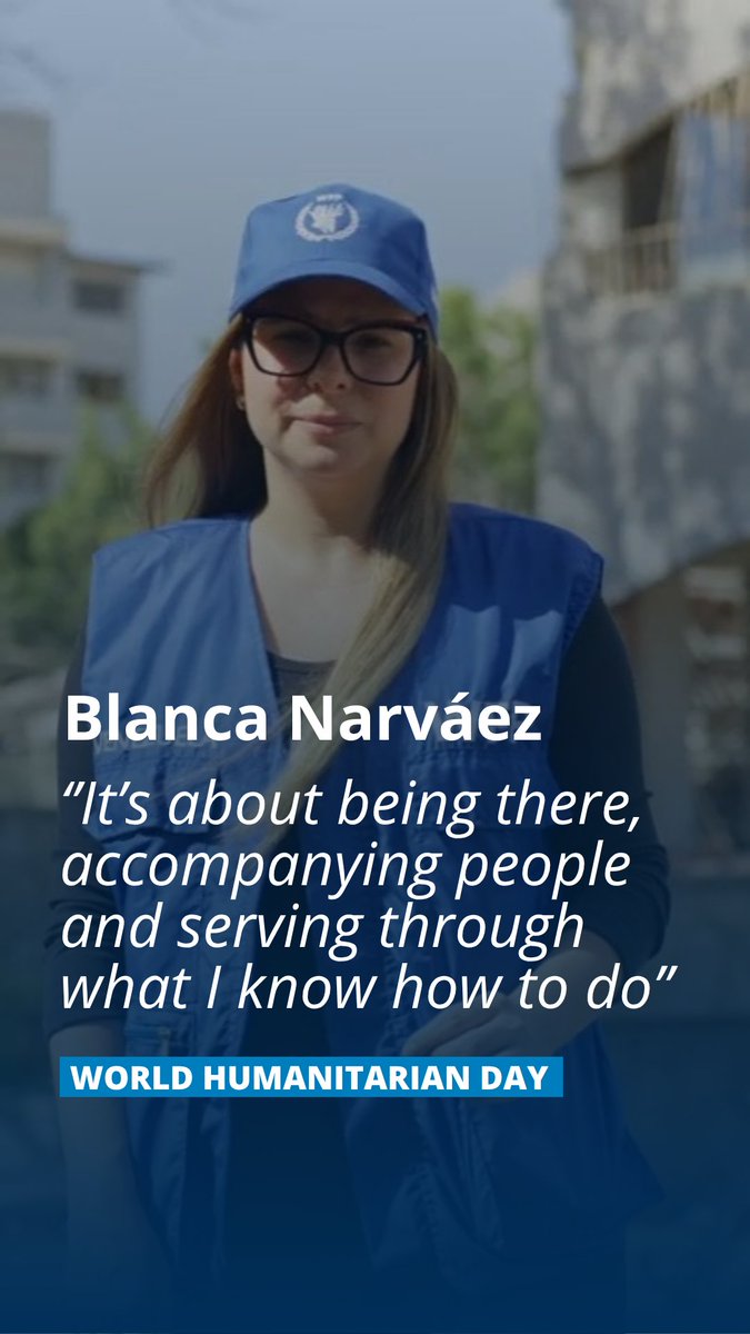📍Venezuela. Blanca grew up in La Guaira, and her childhood home is now completely shattered by the earthquake. Despite living herself the loss, Blanca has accompanied affected families since day one. It's thanks to humanitarians like Blanca, with their dedication, professionalism and commitment to serving others, that WFP can support families facing the toughest moments of their lives.