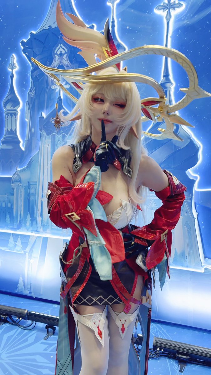 アリス撮りました📸 アリスママ美しすぎる😭👏 アリス: 菌烨takoさん(菌烨tako ) 撮影ありがとうございました🔥 #C108 #原神C108 #スネージナヤを感じよ
