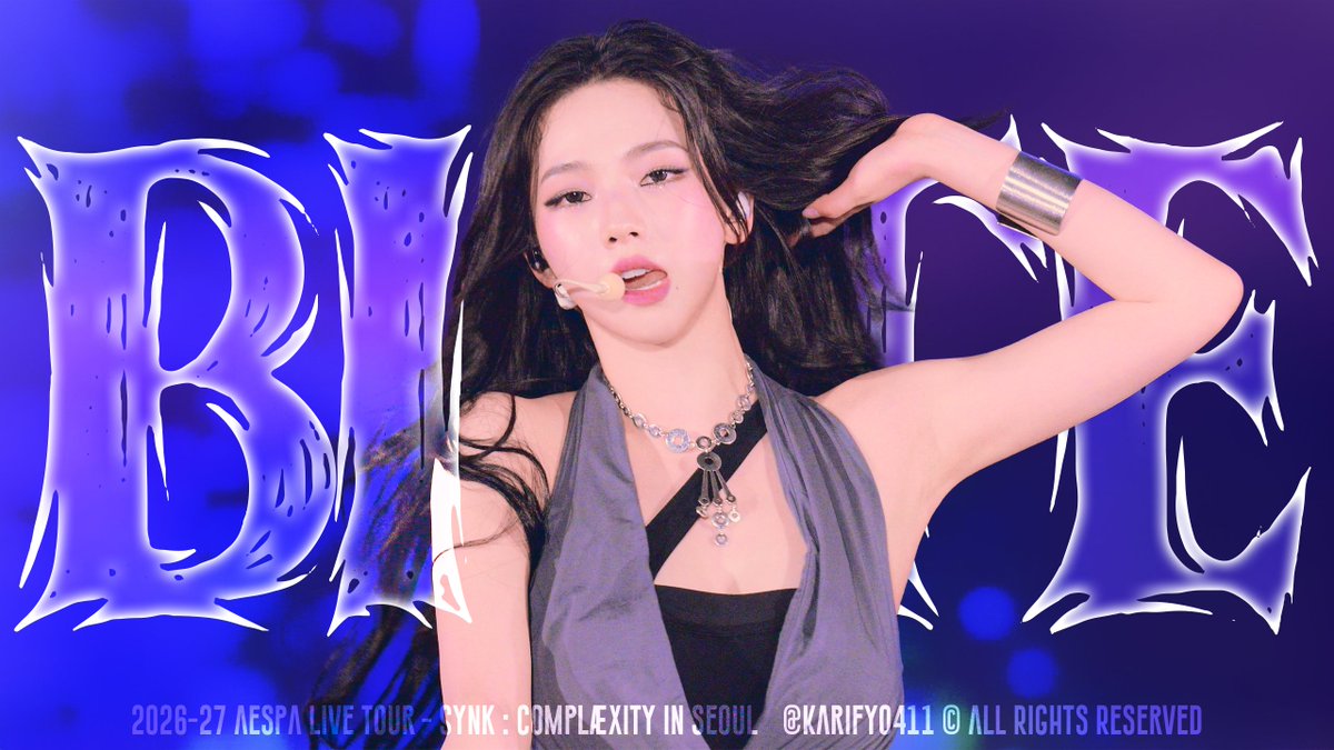 [8K] 260807 aespa Karina 에스파 카리나 'Bite' @ SYNK : COMPLæXITY in SEOUL 🎥 8K Full: #카리나 #Karina #에스파 #aespa
