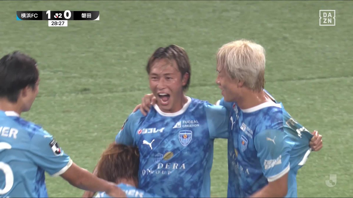 なんて美しいFK 💯💯 髙江麗央がFKを直接決めた! 国立の舞台でHAMA BLUEが躍動🩵 🏆明治安田J2リーグ第2節 🆚横浜FC×磐田 📺DAZN ライブ配信中 #Jリーグ #だったらDAZN