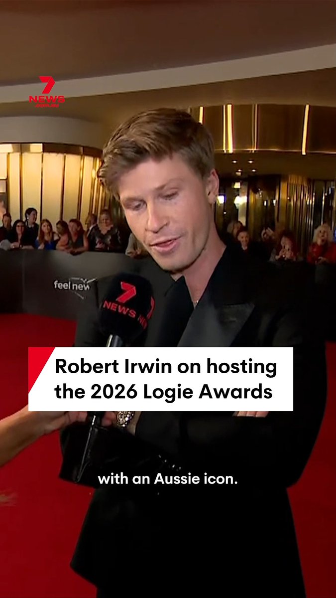 Robert Irwin reveals the Aussie icon to open the 2026 Logie Awards! #roebrtirwin #logies #logieawards #goldlogie