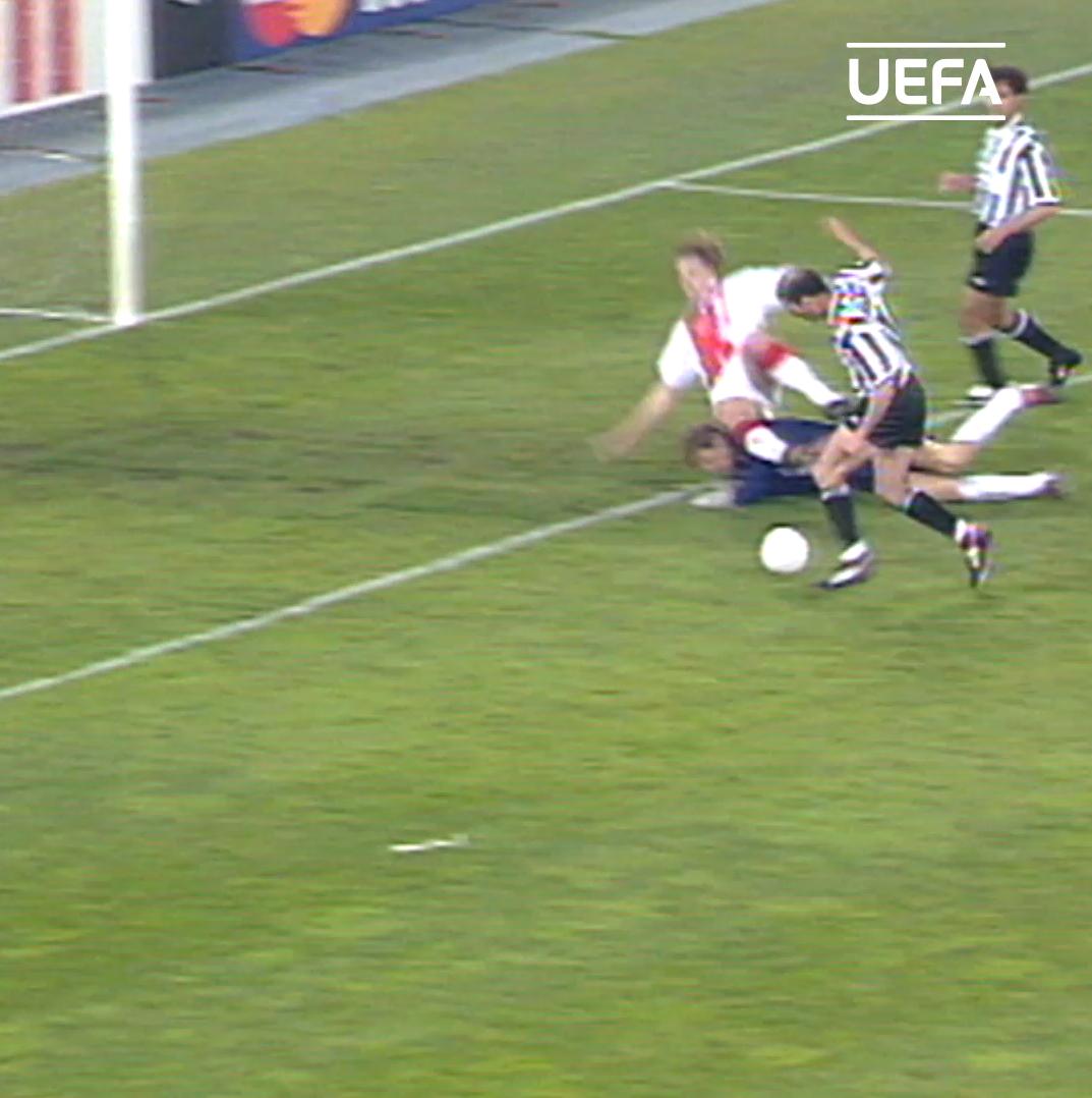 Zinedine Zidane against Ajax, 1997. What a goal!