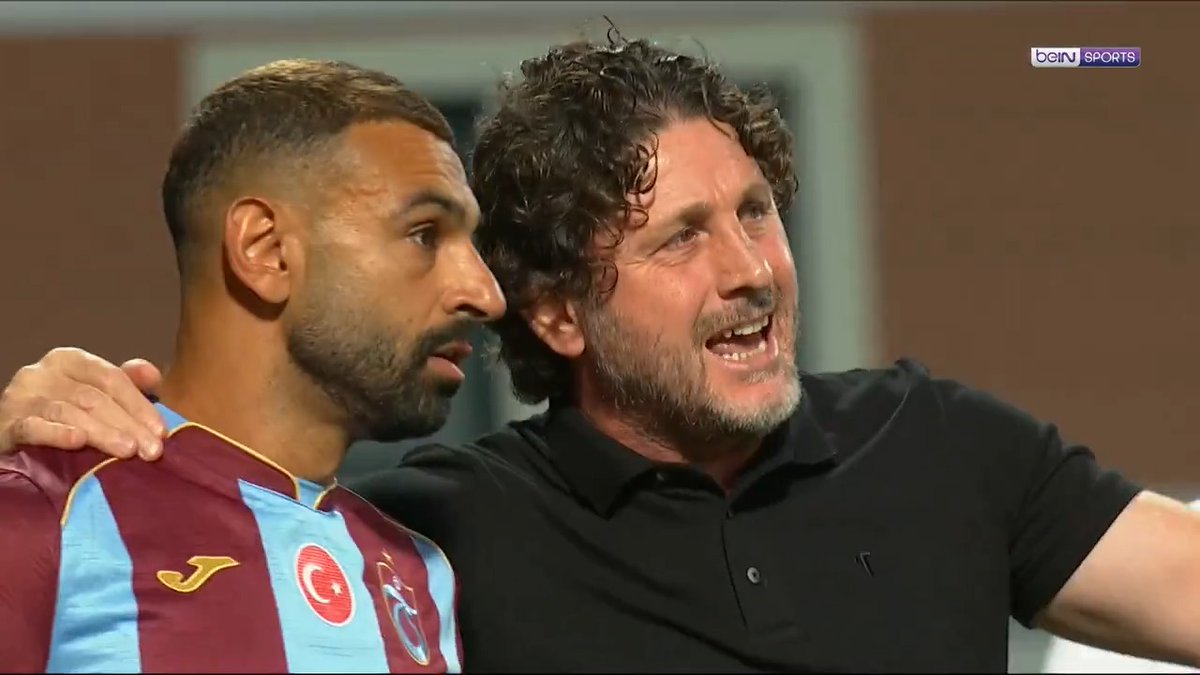 Trabzonspor teknik direktörü Fatih Tekke’nin bu hareketi ve yaklaşımı Mohamed Salah’a devam ederse ⚽️ Mohamed Salah Tekke’yi yer ⚽️ Mohamed Salah Trabzonspor’u yer ⚽️ Her ikisi