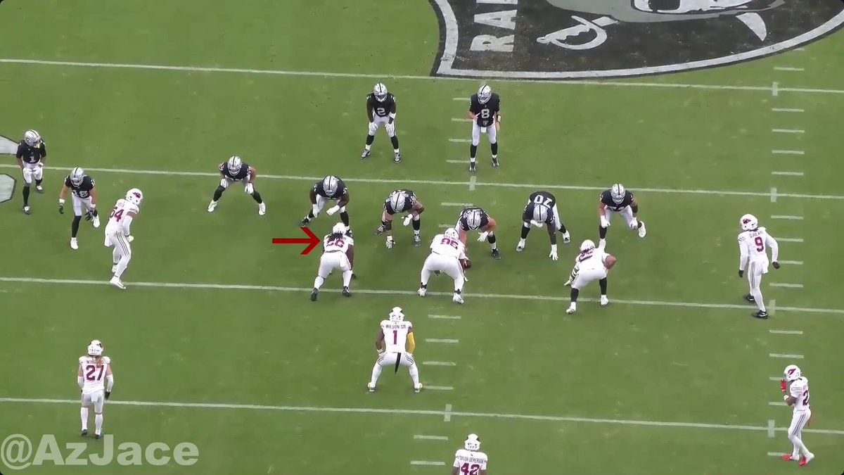 Darius Robinson was pretty much a non-factor, not only in the preseason game but also throughout the first two seasons of his #Cardinals career. There were a few snaps where the Raiders had WRs assigned to block D-Rob, and they had no issues doing so. On the Raiders’ big run, D-Rob was put on his ass by 2025 3rd-round pick Charles Grant out of William & Mary, who is a backup tackle for the Raiders. If he wasn’t drafted #27 overall, he probably would’ve been cut based on the body of work he has put on tape. This is a make-or-break year for D-Rob. He was a 5-year college player who broke out in his final season after moving from the interior to the edge. His best reps at the Senior Bowl also came on the edge. I don’t think it’s going to work inside. I’d like to see him moved back to the edge. With the current edge rotation, is there really any downside to trying it? All of his snaps from the Raiders preseason game below. #RiseUpRedSea #AZCardinals