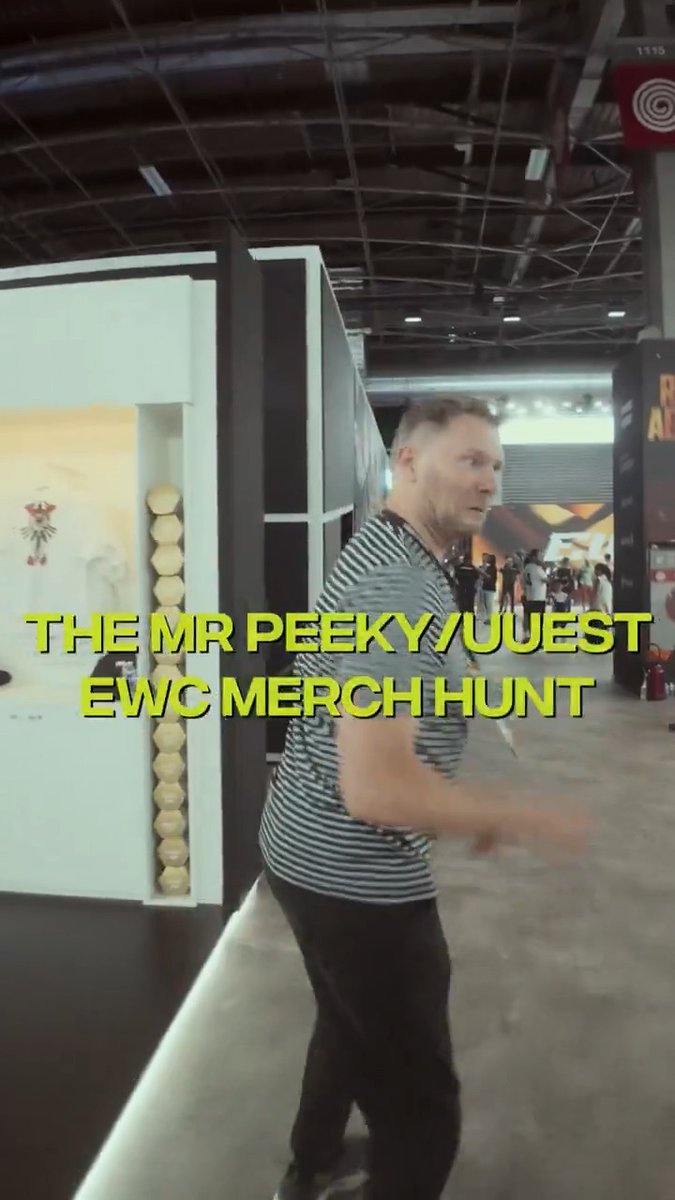 We tasked MrPeeky and uuest (west) to pick some #EWC26 store merch for eachother 👕 The twist? They were in a race against time ⌛👀