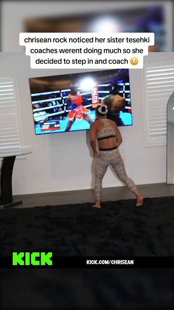 chrisean rock noticed her sister tesehki coaches werent doing much so she decided to step in and coach😳