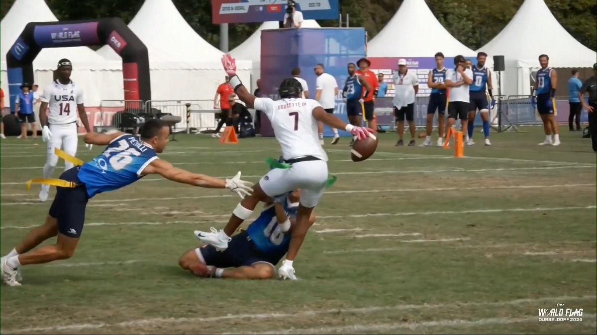 Housh breaking ankles 🔥 Watch the IFAF World Flag Football Championship Gold Medal Games on DAZN, NFL YouTube &amp; NFL FAST Channel