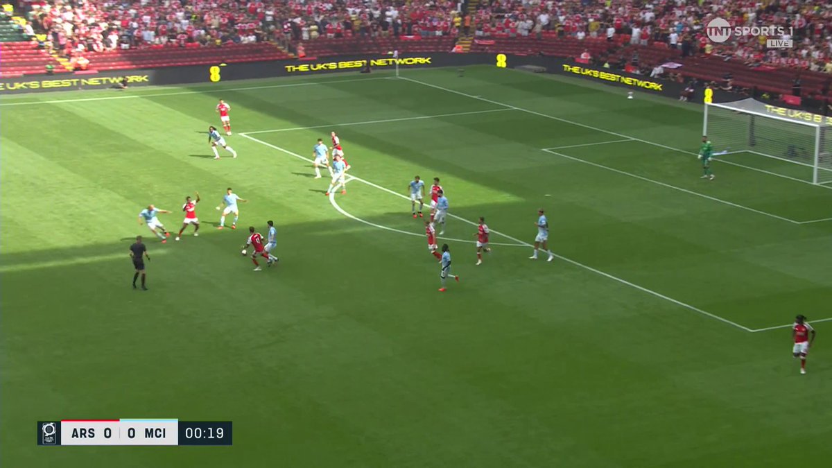 Riccardo Calafiori gives Arsenal the lead after just 24 seconds 🤯 The assist from Myles Lewis-Skelly 👏 📺 Watch live on TNT Sports &amp; HBO Max