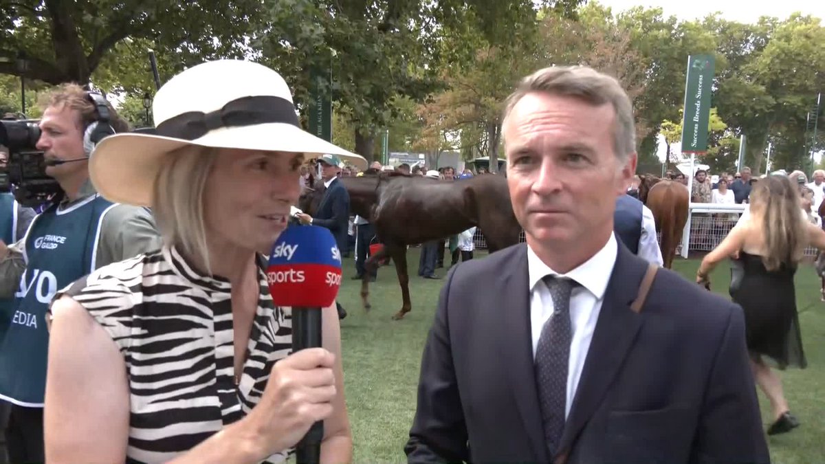 "It's a wonderful race to win" 💚 A "delighted" 𝐅𝐫𝐚𝐧𝐜𝐢𝐬-𝐇𝐞𝐧𝐫𝐢 𝐆𝐫𝐚𝐟𝐟𝐚𝐫𝐝 spoke to Katherine Ford after Rayif's success in the Prix Jacques Le Marois...