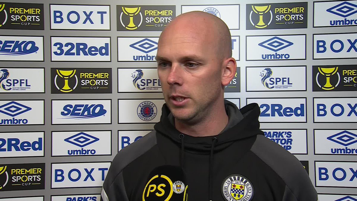 "We've come here with a gameplan. We have to be really confident in carrying that out." 🗣️ St Mirren FC boss Craig McLeish speaks ahead of kick-off at Ibrox ⚫⚪ #PremierSportsCup