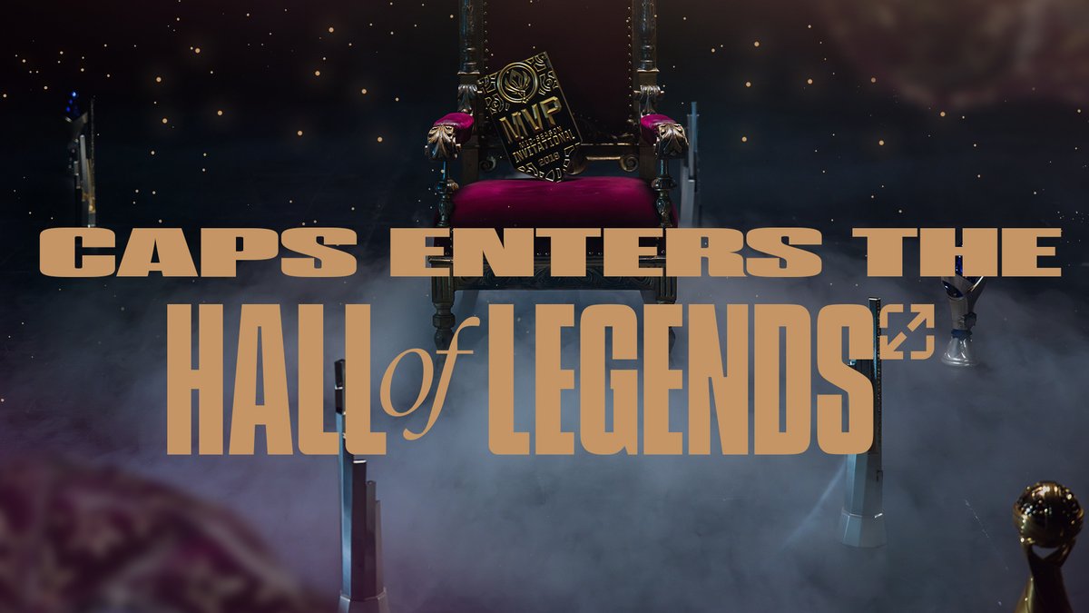 The newest inductee into the Hall of Legends: Rasmus "Caps" Winther