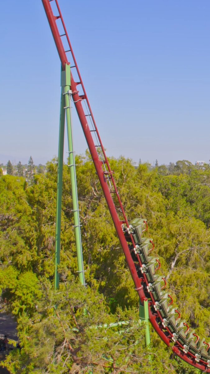 We're launching our way through #NationalRollerCoasterDay on MonteZOOMa: The Forbidden Fortress, NOW OPEN at #KnottsBerryFarm! 🎢🛕