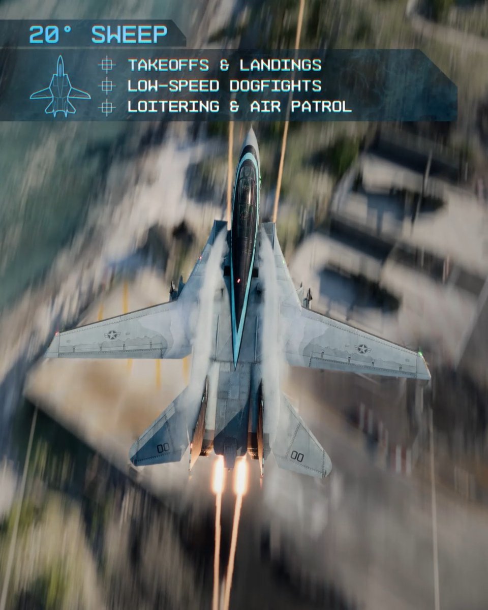 📌 Save this for Aug. 18. Learn how to master F-74A Seacat's variable-sweep wings before Top Gun: Carrier Strike arrives.