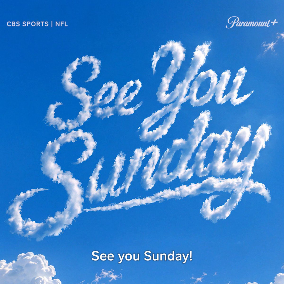 There's no other day quite like it 🤩 We'll #SeeYouSunday all season long with the NFL on CBS 🏈 streaming on Paramount+ 🏈