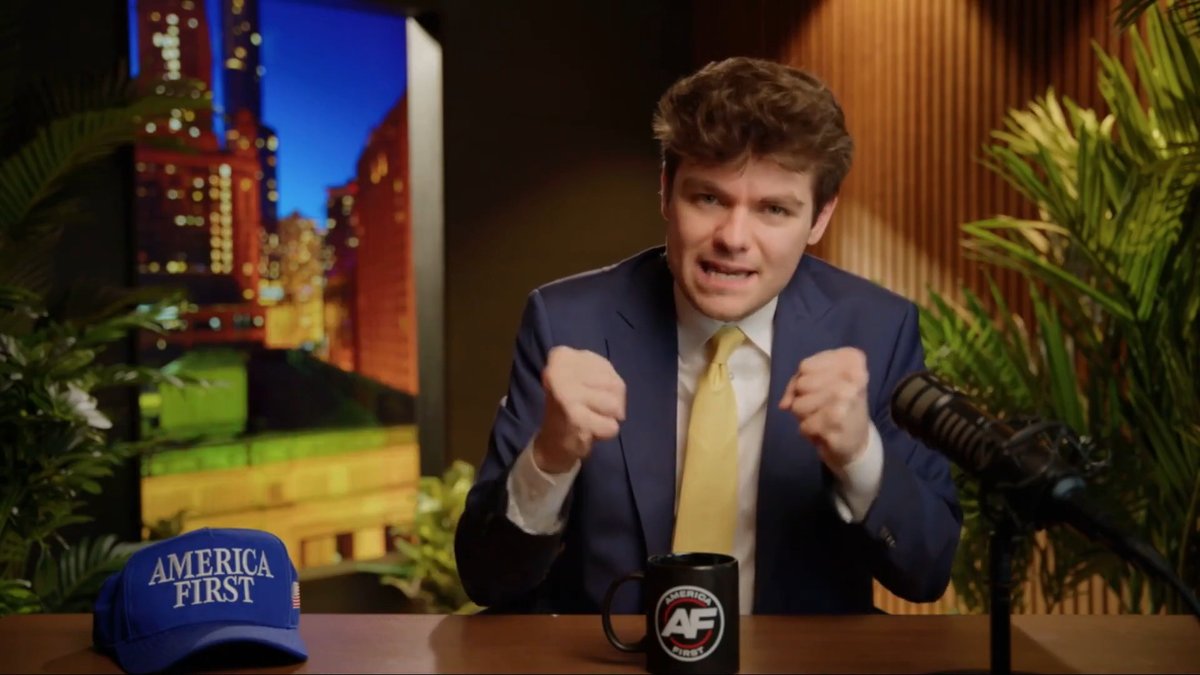 Nick Fuentes examines the power imbalance in America. "Jews have too much power. Does that make me an antisemite? I don't give a fuck. Everything that we love about America was born from Christianity. The Jews have ruthlessly and cynically wrested power away from White people in finance, media, Hollywood, politics, and they use that power to cancel anybody that criticizes them. It needs to fucking stop."