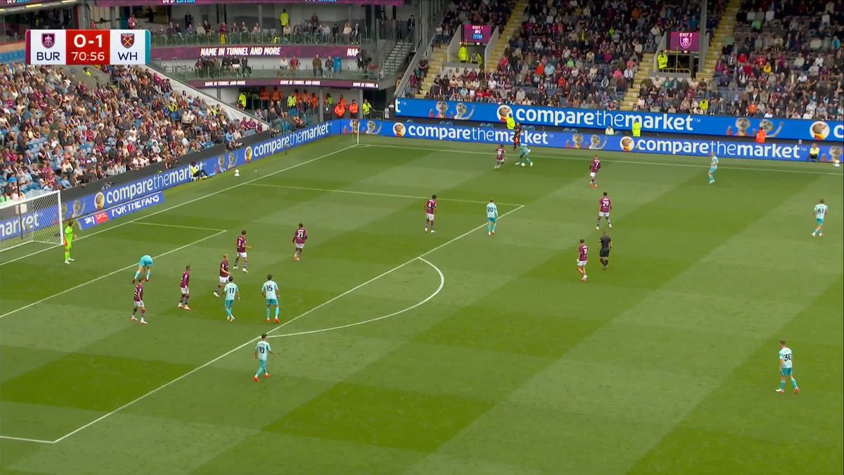West Ham have doubled their lead as Mohamadou Kanté brilliantly goes past his defender before playing in Manor Solomon for a debut goal ⚽️⚒️