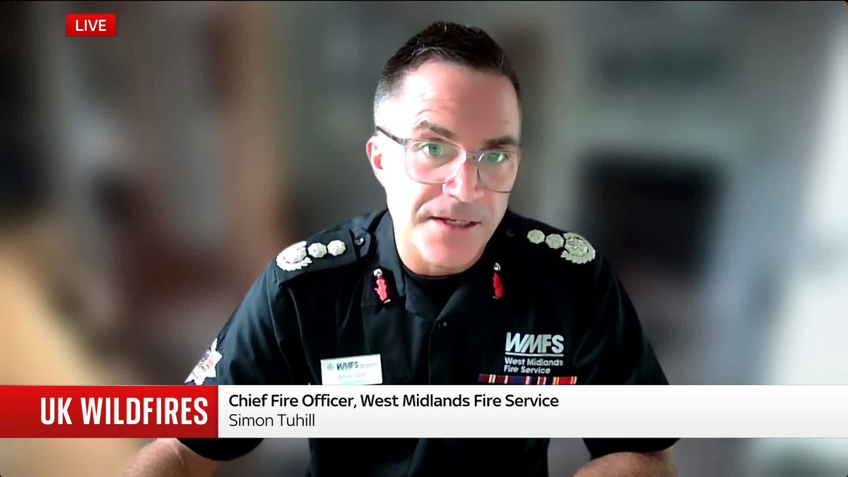 "The scenes I saw were like nothing I've ever experienced before." Simon Tuhill of the West Midlands Fire Service says 19 homes have been "completely destroyed" in the Stourbridge wildfire - and its cause has not yet been identified. Wildfires latest: