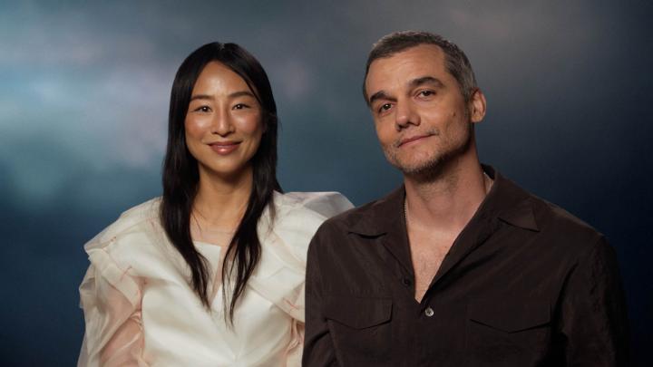 Greta Lee and Wagner Moura choose the two movies, books, and albums they'd want trapped in a house with them. The Last House is now playing.