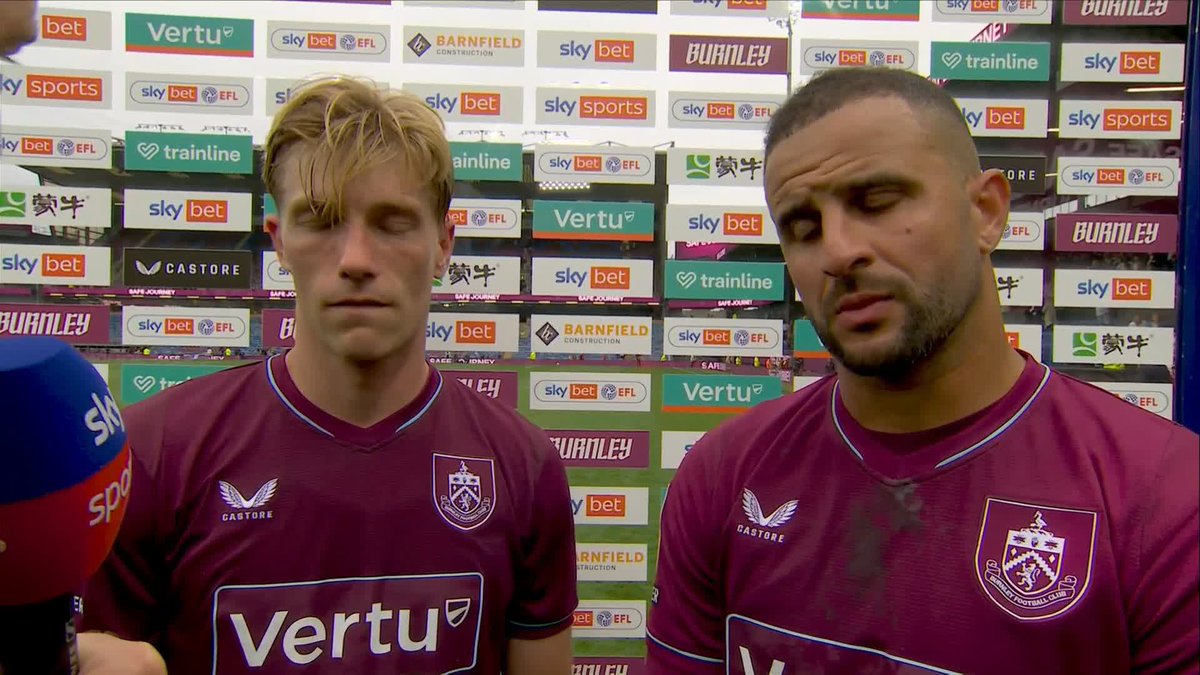 "I think we were good for the entire game, to be fair" "We probably deserved even MORE than a point" Zian Flemming and Kyle Walker react to Burnley's late draw with West Ham 🟣