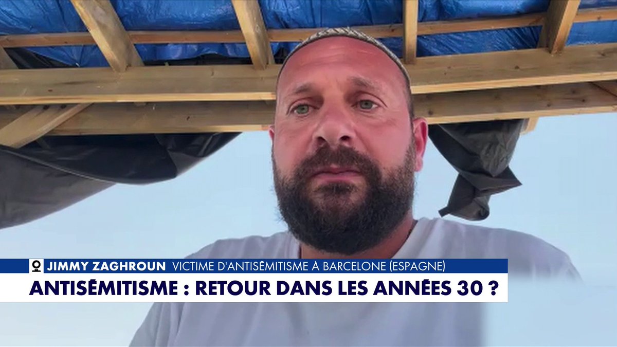 «Pendant 40 minutes, des centaines de personnes nous ont insultés et craché dessus» : Jimmy Zaghroun raconte l'agression antisémite qu'il a subie à Barcelone dans #HDPros2Ete Toute l'info est à retrouver sur