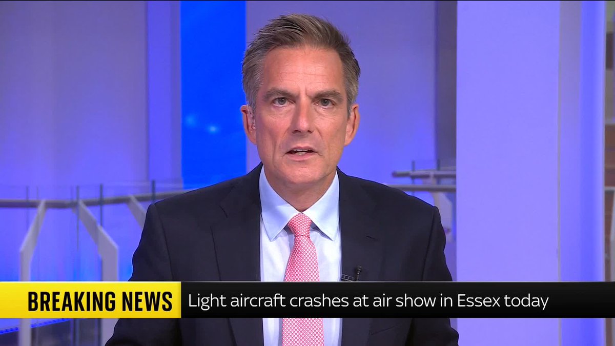 BREAKING: A pilot has been taken to hospital with "serious injuries" following an incident involving a light aircraft at Stow Maries Aerodrome, according to Essex Police. Latest UK news: 📺 Sky 501, Virgin 602, Freeview 233 and YouTube